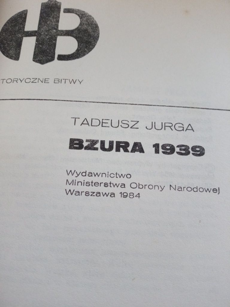 Bzurą 1939 - Tadeusz Jurga