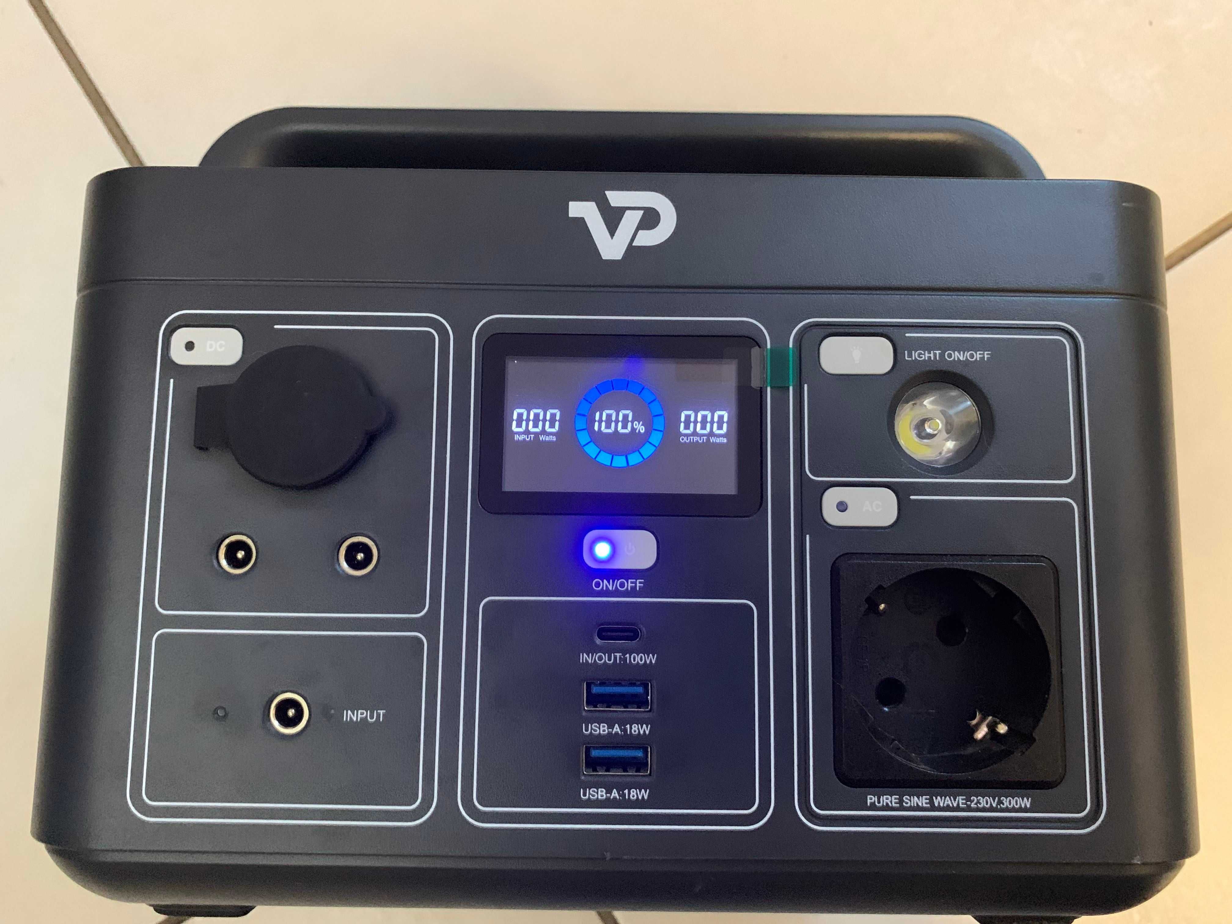 Зарядна станція VigorPool Lake 300 Вт 320 Вт/ч LiFePO4 EcoFlow  НОВАЯ