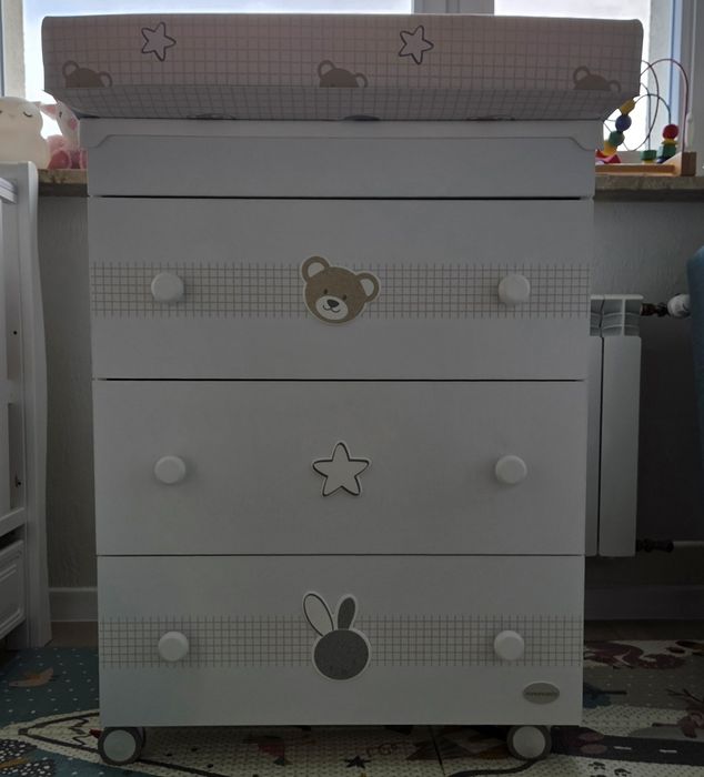 Komoda z Przewijakiem FOPPAPEDRETTI DOLCESTELLA Z Wanienką