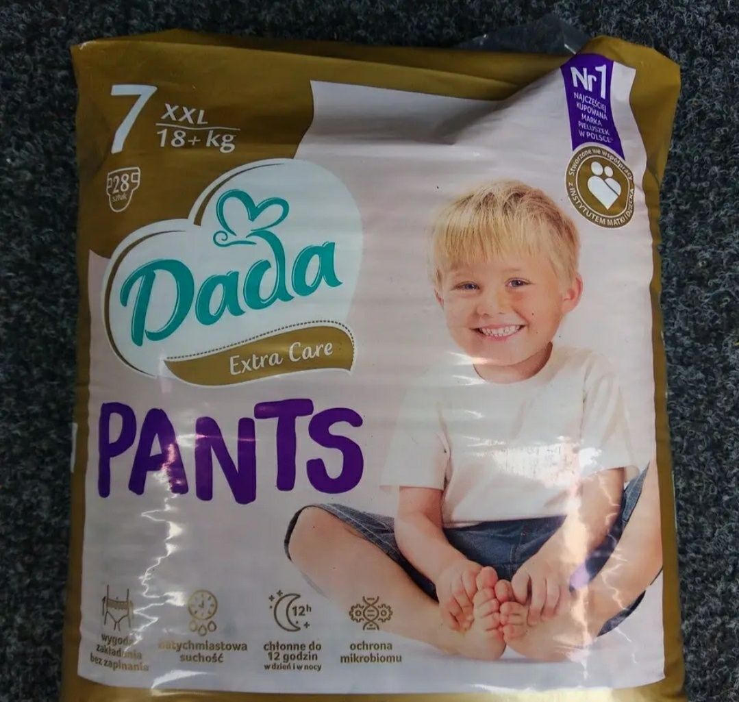 Підгузники Dada Extra Care Soft Jumbo bag памперси золоті,зелені Труси