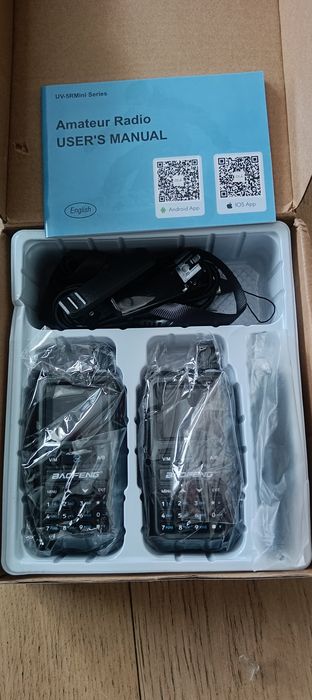 Krótkofalówki Baofeng UV-5R Mini Radio Oryginał Nowe Oprogramowanie