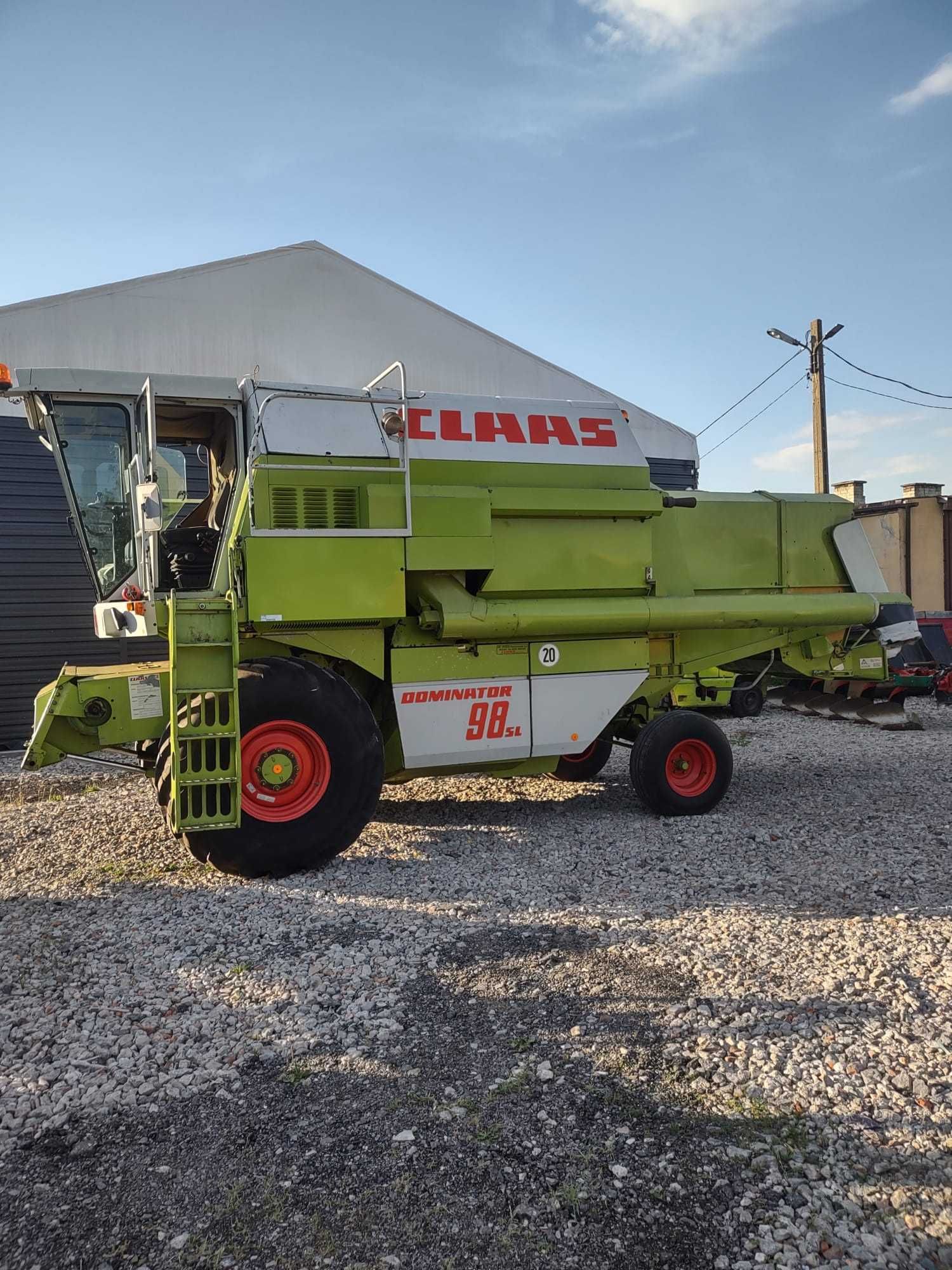 Claas dominator 98 SL hydrostat Heder C 390 cały w oryginale stan bdb