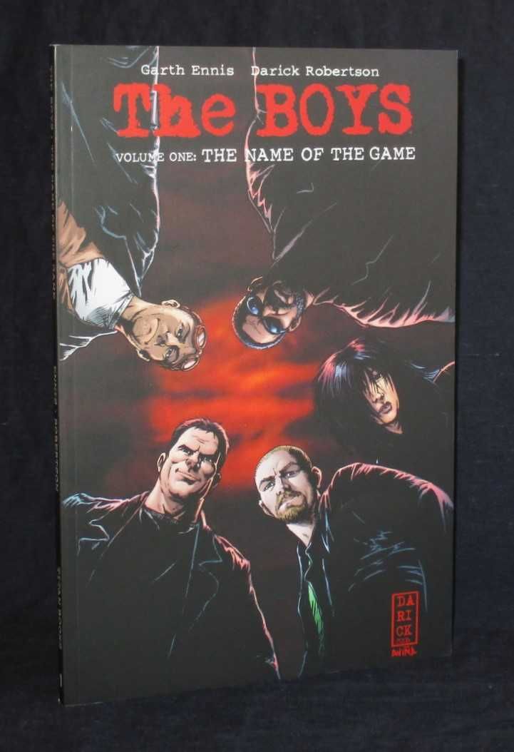 Livro BD The Boys Volume 1 The Name Of The Game Garth Ennis