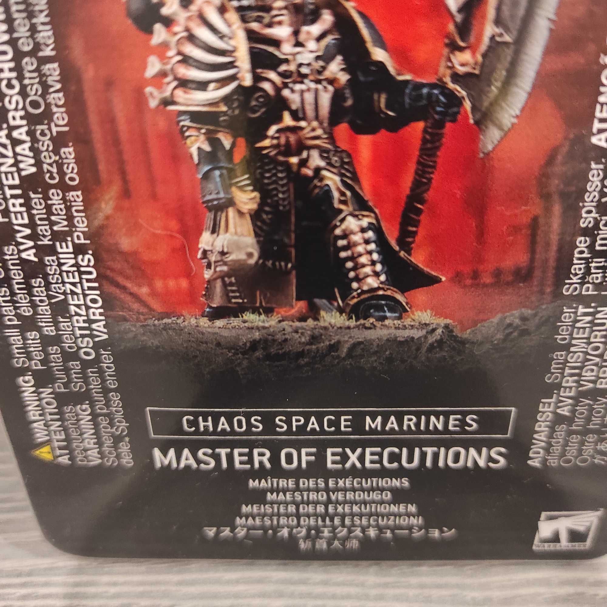 Warhammer 40.000 chaos space marines master of executions