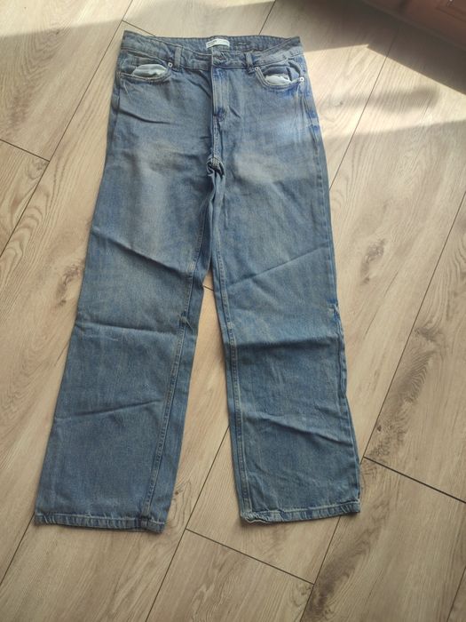 Spodnie w kolorze brudnego jeansu