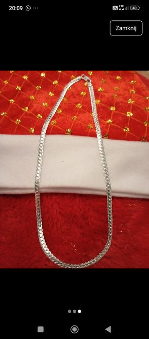 Piękny zestaw srebro próby 925 pod choinkę lub na mikołajki