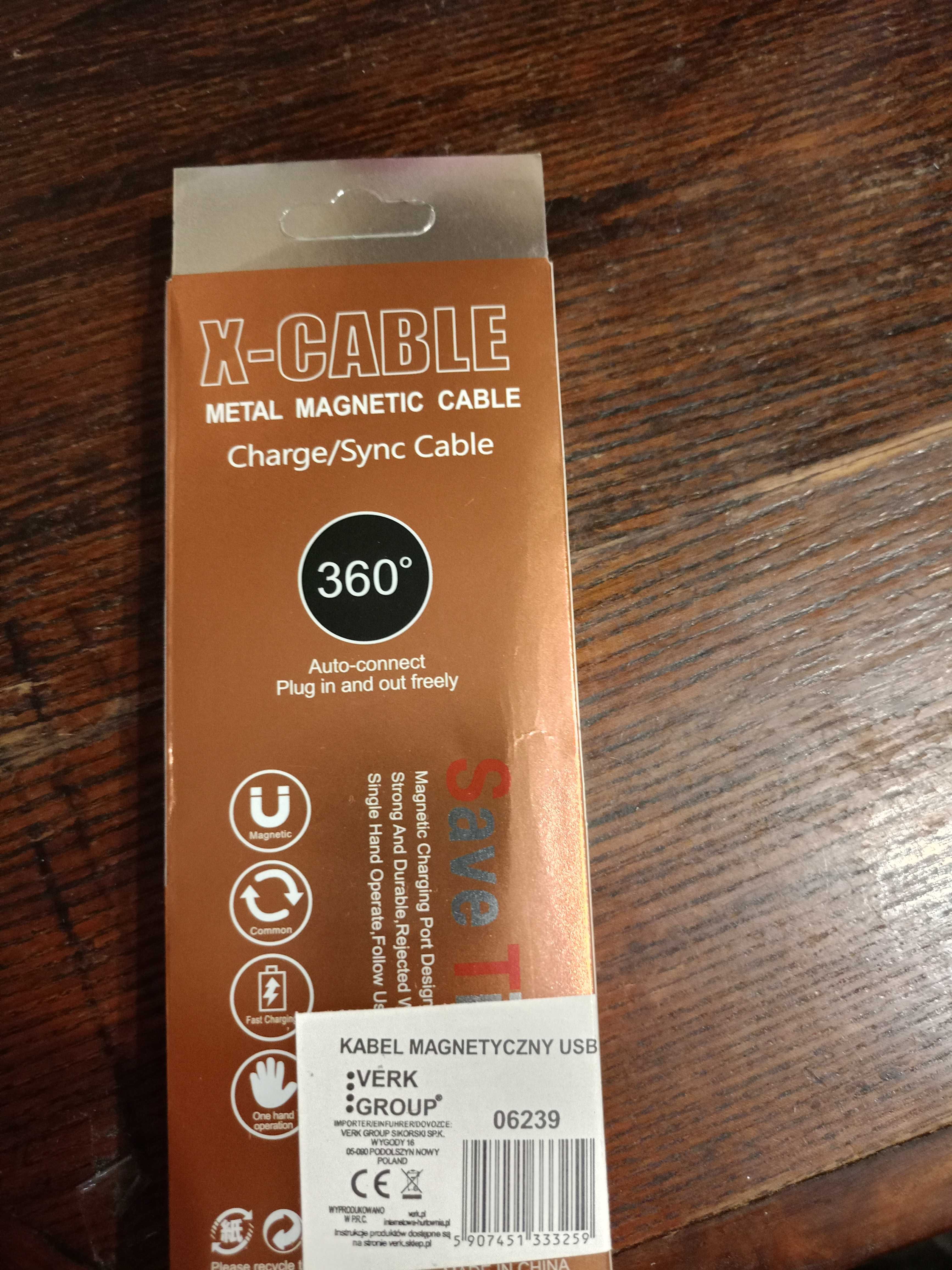 Kabel usb magnetyczny