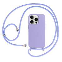 Strap Silicone Case Do Iphone 13 Pro Wzór 1 Fioletowy