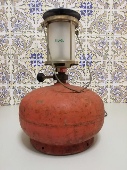 Petromax a gás e fogareiro (Hipólito)