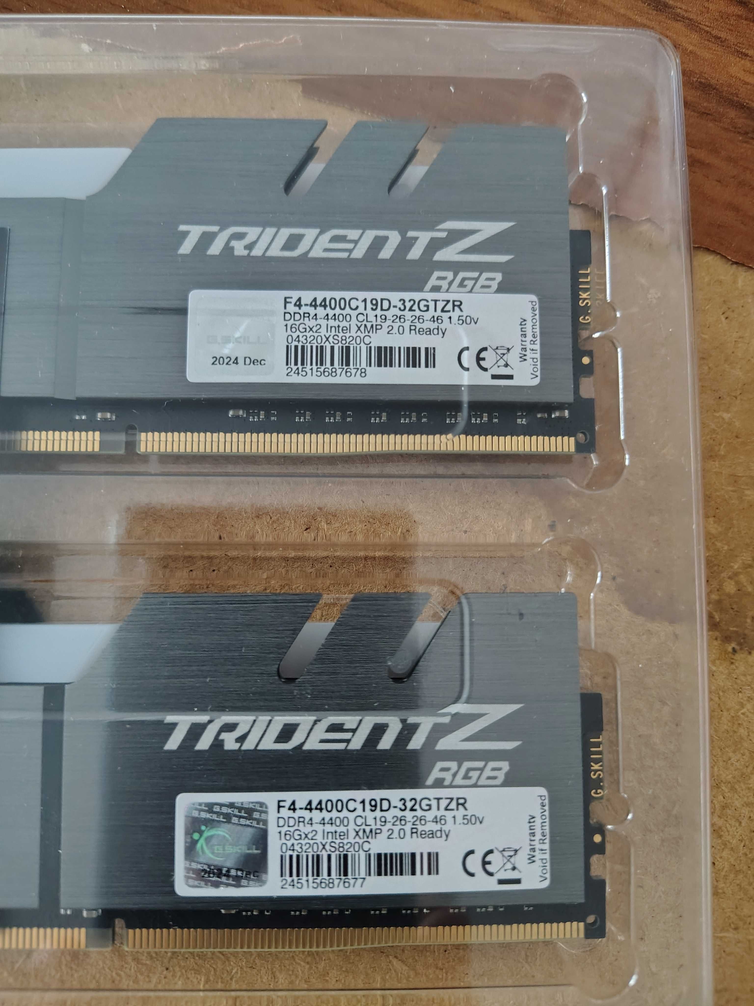 Ram DDR4 g.Skill Trident Z RGB 2*16 GB 4400 MHz Cl19