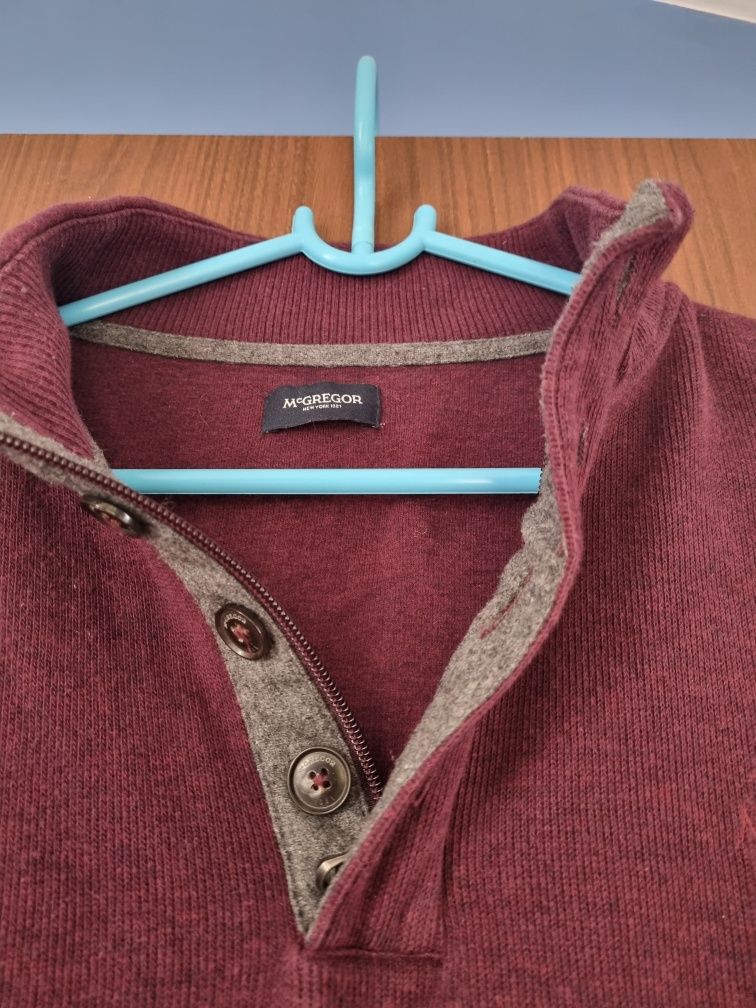 Sweter meski rozmiar L fioletowy mcgregor