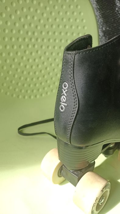 Patins De 4 Rodas Patinagem Artística Criança/Adulto Preto