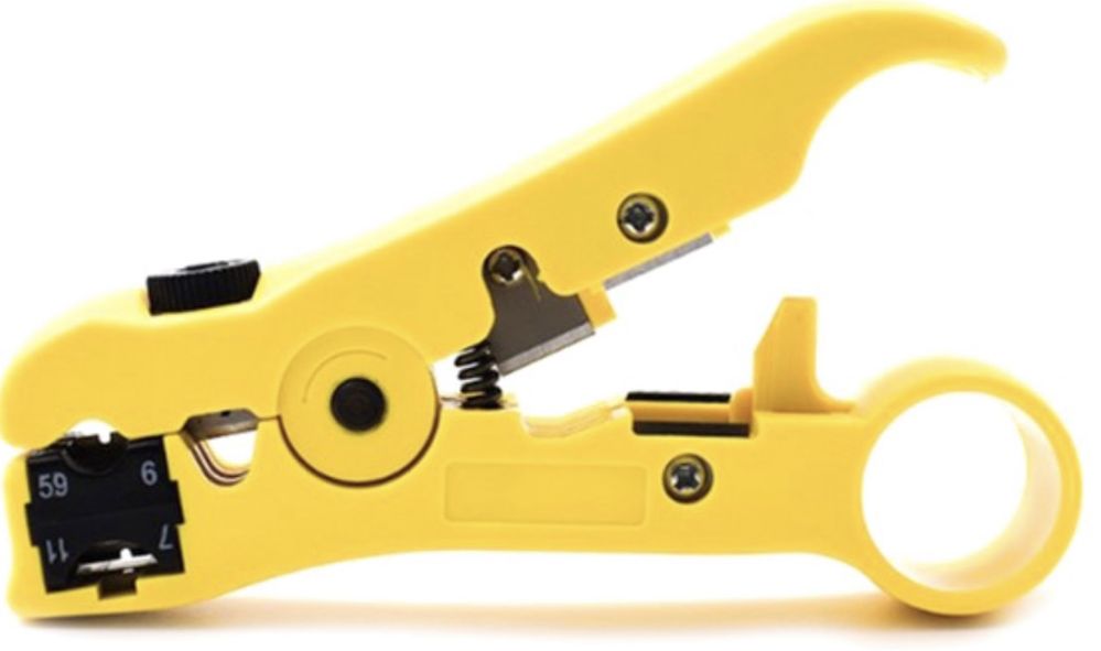 инструмент для зачистки кабеля Voltronic G505 Yellow