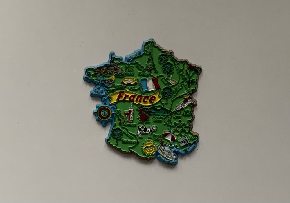 Магнит на холодильник Франция (France Bardo) резина