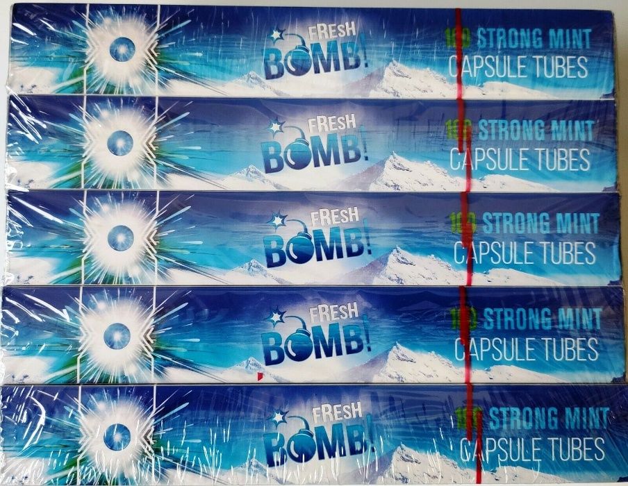 Fresh Bomb Artic Tubes Filter With Menthol Crystals and Capsule