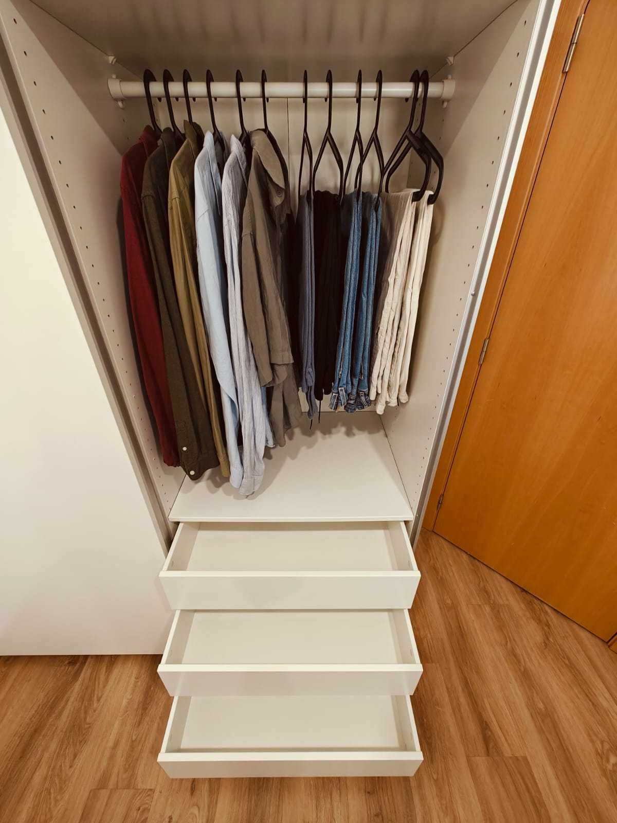 Roupeiro IKEA Pax + Hasvik