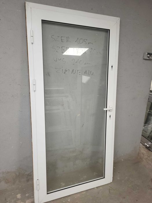 drzwi aluminiowe używane