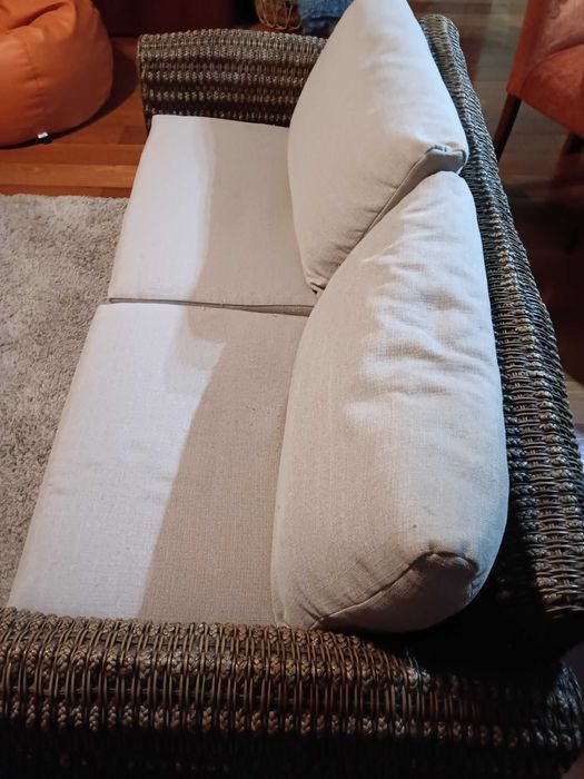 Sofá 2 lugares rattan