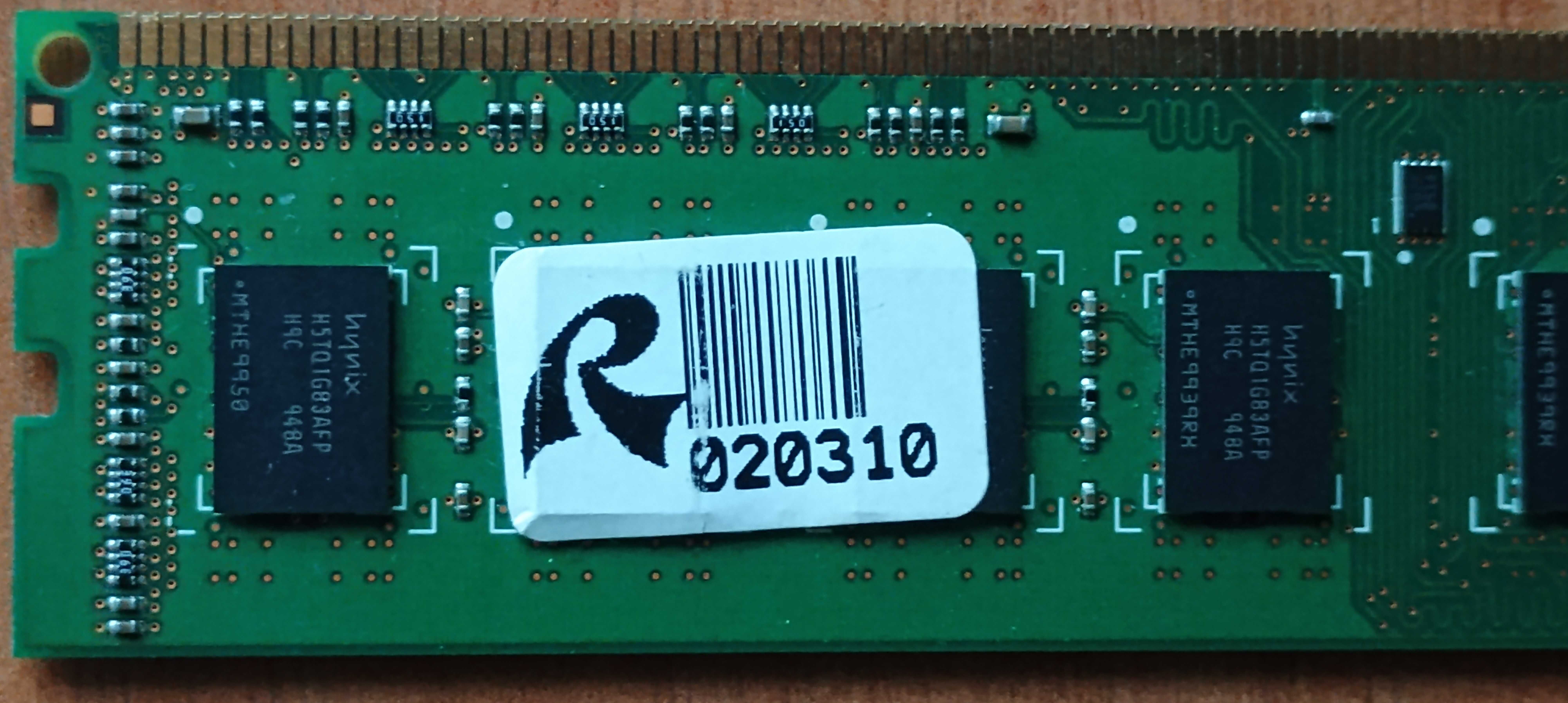 Оперативна пам'ять 2x2GB DDR3 1333MHz Hynix