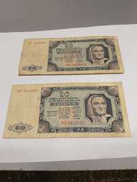 Stare banknoty z okresu PRL