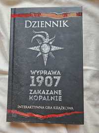 Dziennik wyprawa 1907 zakazane kopalnie interaktywna gra książkowa.