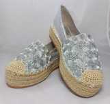 Espadryle Bellamica srebrne