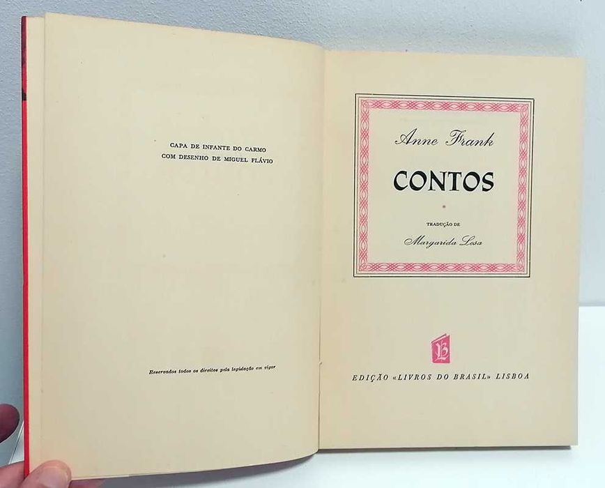Contos, de Anne Frank (Edição 1960s)