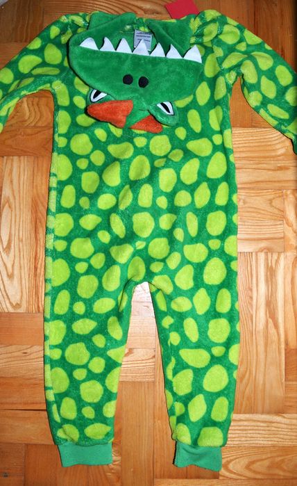 91^ Smok dinozaur strój piżama przebranie 5/6 Lat_116 cm