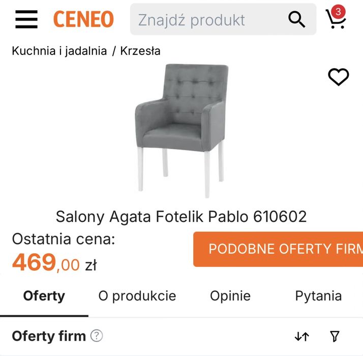 Krzeslo, fotel 4 szt.