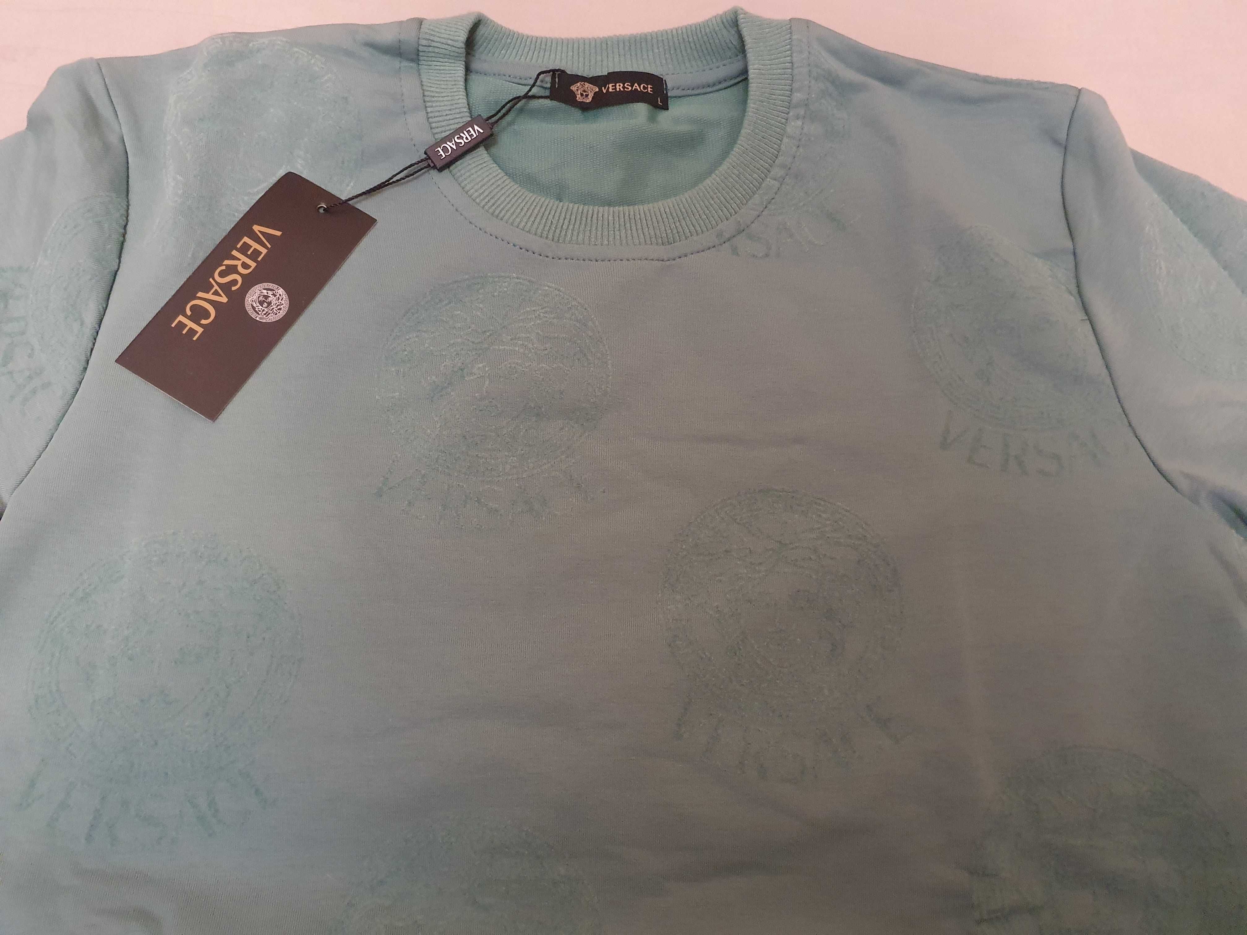 NOWA męska bluza Versace klasyk cała w logo meduza L