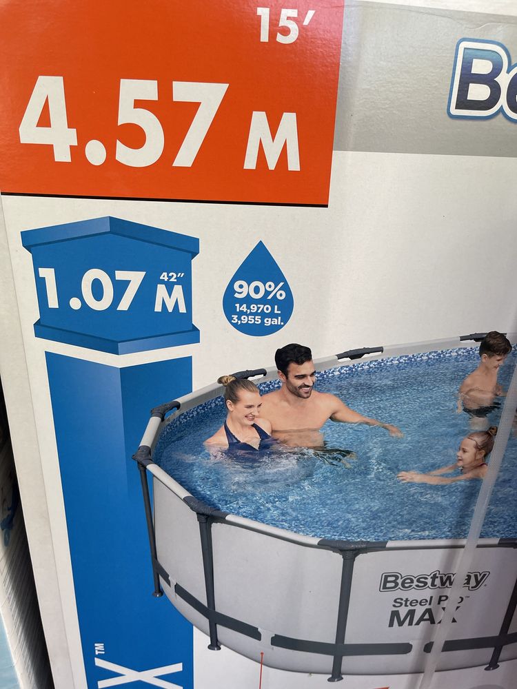 Basen 4.57x104 na stelazu