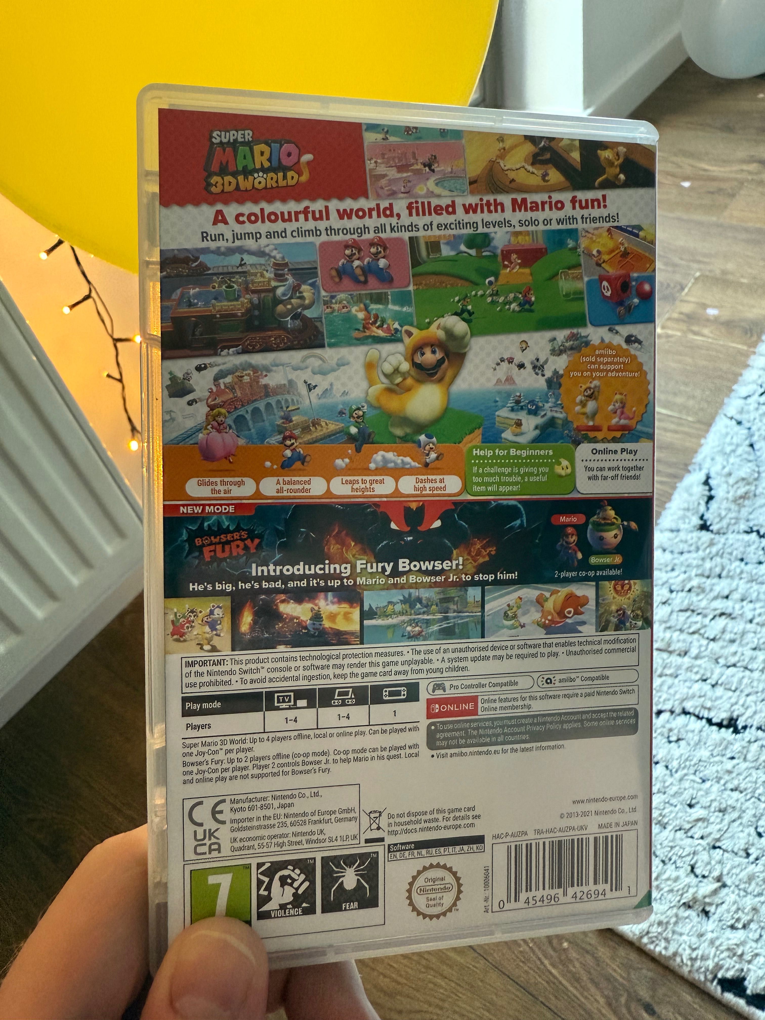 Super Mario 3D World Nintendo Switch