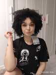 Peruka premium afro loki czarna Black WIG