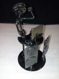 Техно-арт статуэтка из металла "Диджей"