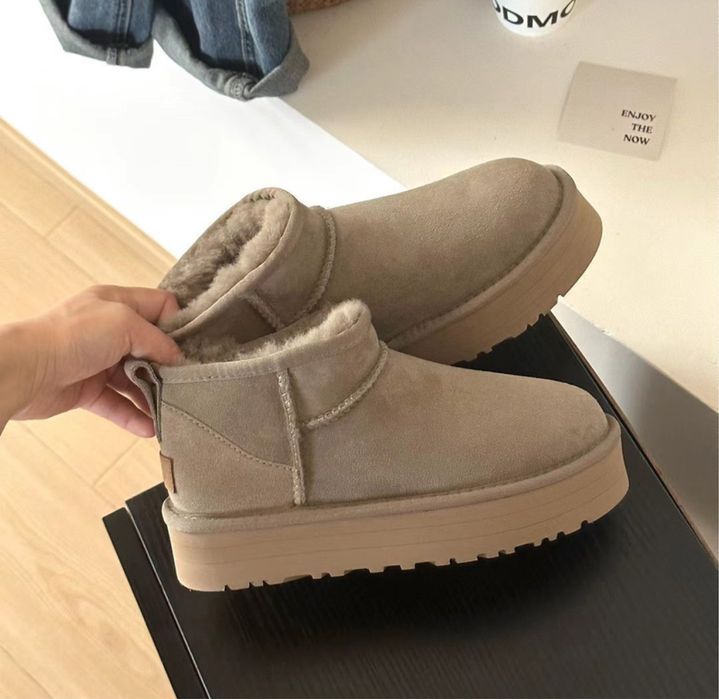 Угги UGG , 39 укорочені , уггі натуральне хутро , натуральна замша