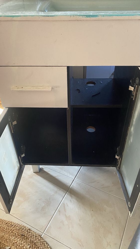 Movel e lavatorio WC