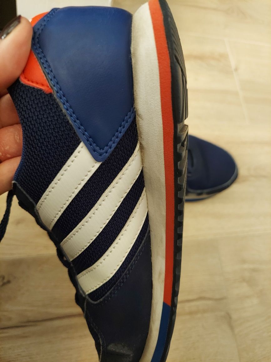 Granatowo-czerwone buty Kid Adidas BK