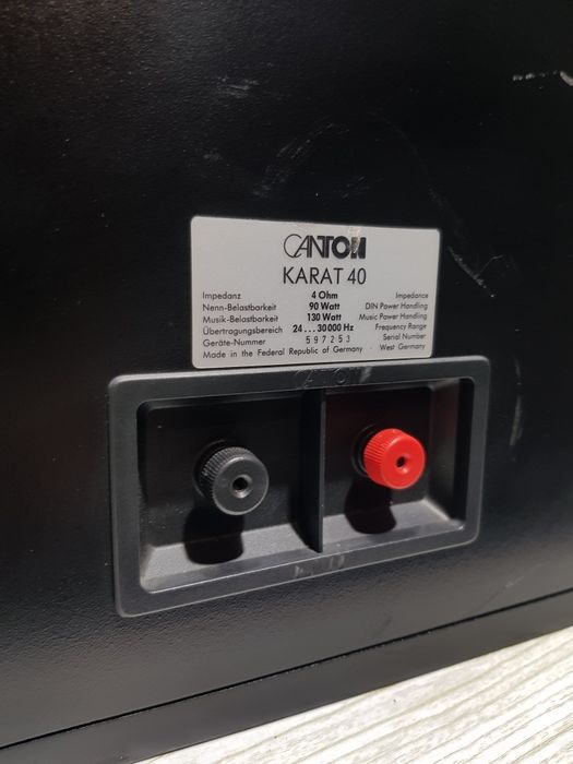 Акустика CANTON KARAT 40, потужність 90/130 Вт, б/у з Німеччини