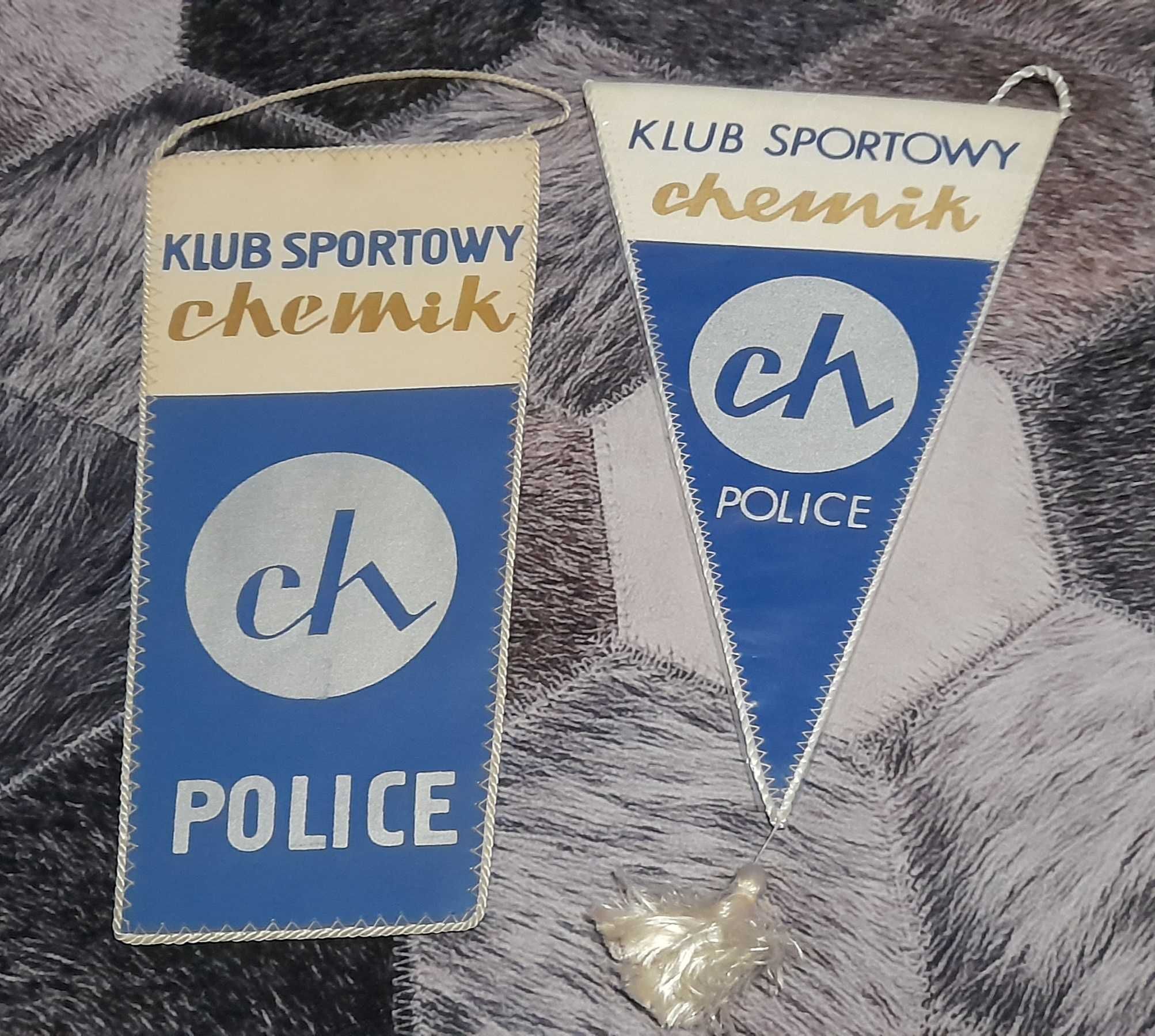 proporczyki sportowe Chemik Police, Wiskord Szczecin, Hutnik Szczecin