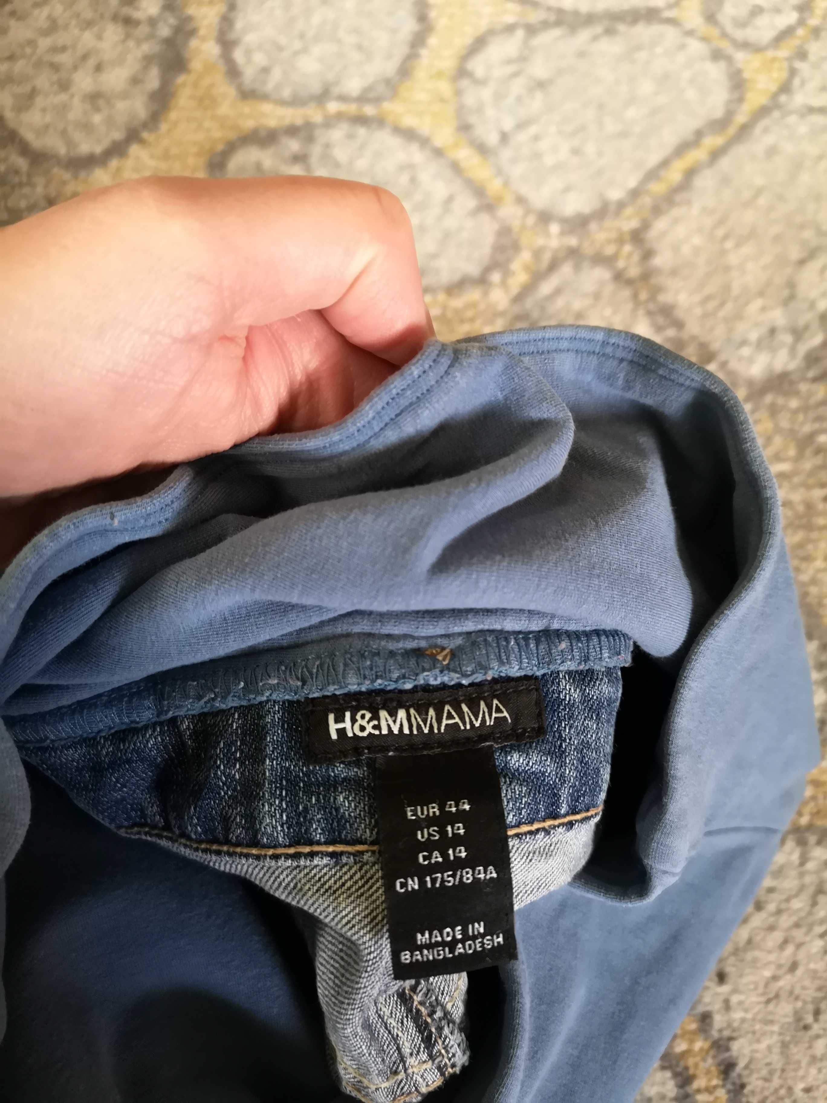 Spodnie jeansy ciążowe h&m mama r. 44
