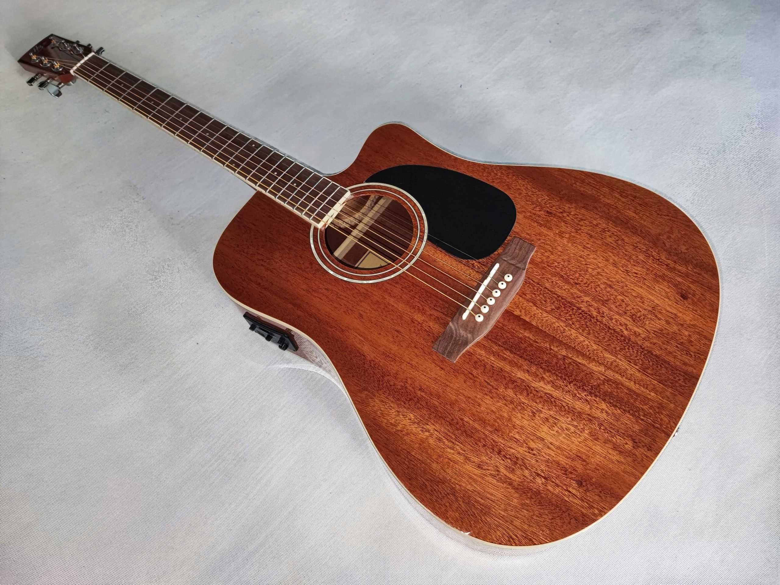 Harley Benton CLD-60SMCE NT LITY TOP MAHOŃ gitara ustawiona lutniczo