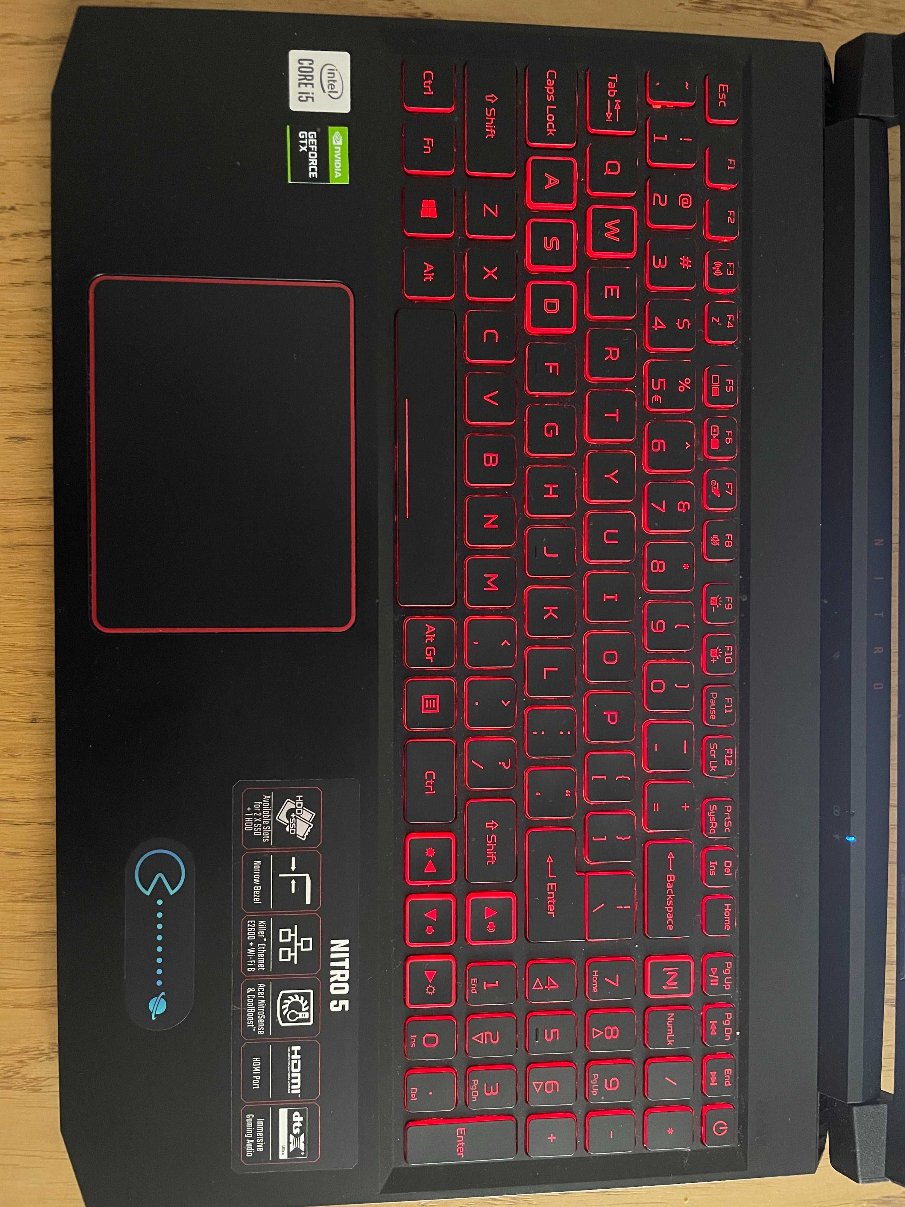 Acer nitro5 laptop gaming jak nowy