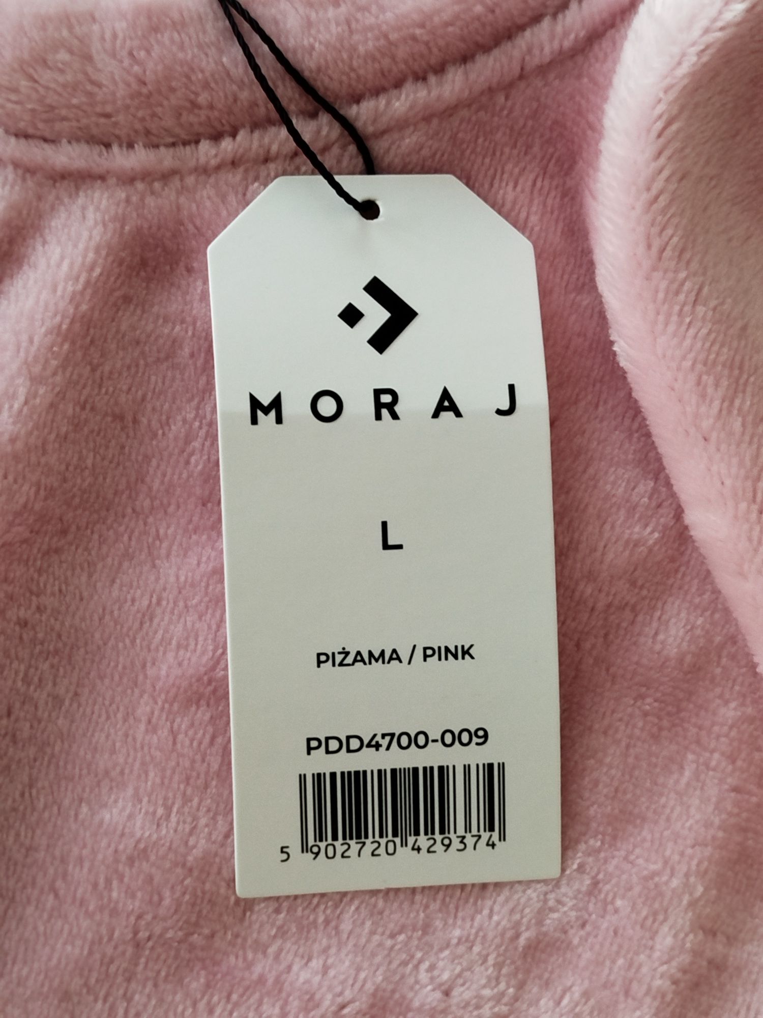 Nowa piżama damska różowa pluszowa Moraj L 40
