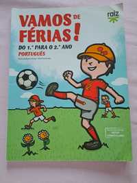 Livro - Vamos de férias  do 1 para o 2 ano