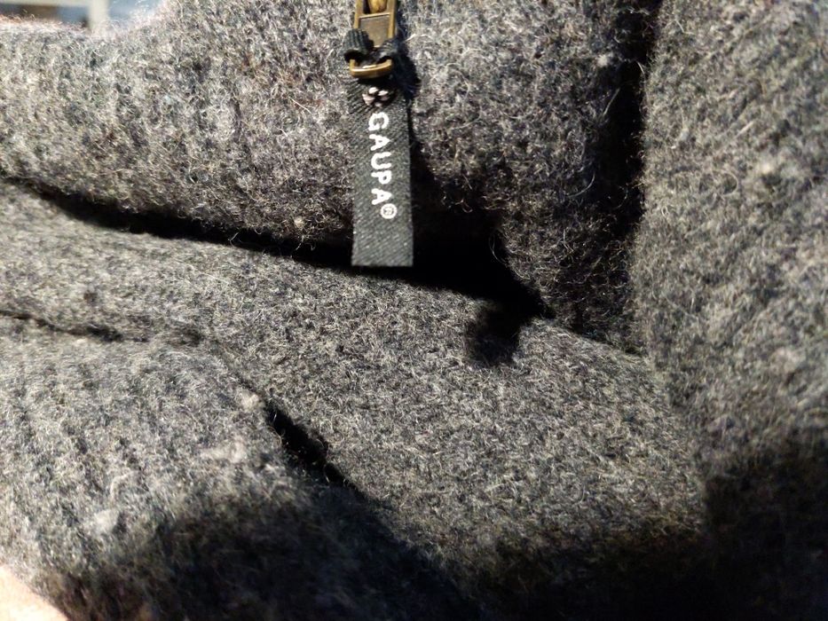 GAUPA sweter męski S 100% wełna szetlandzka
