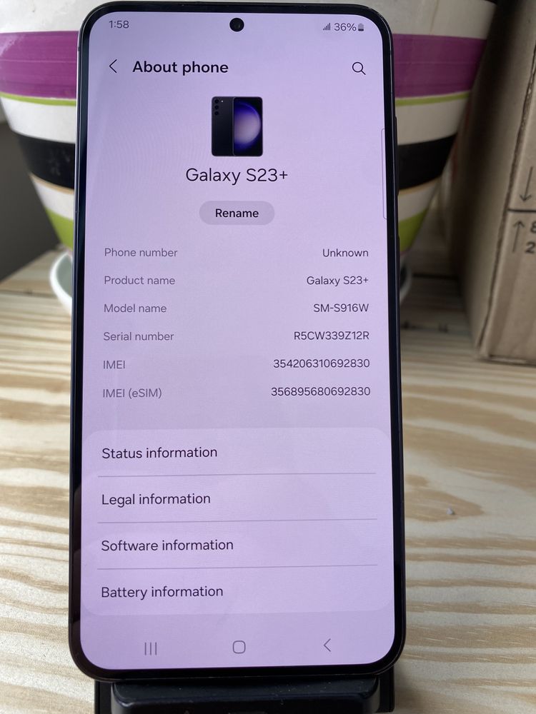 Samsung S23 Plus 8/256GB