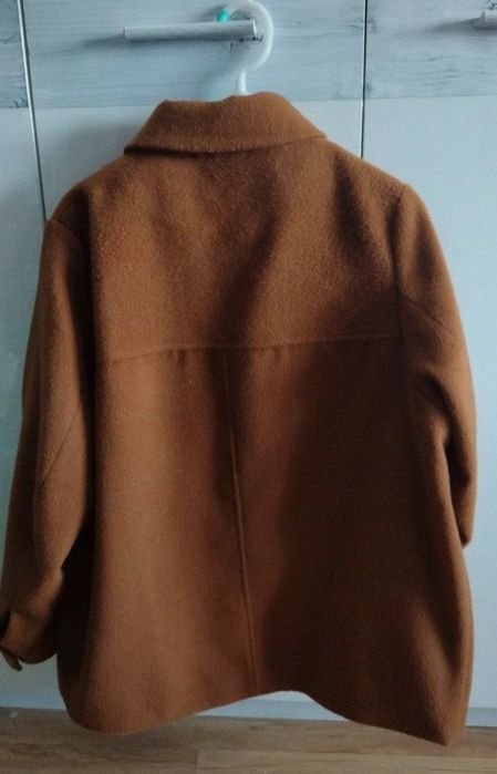 Jesienny płaszcz brązowy H&M