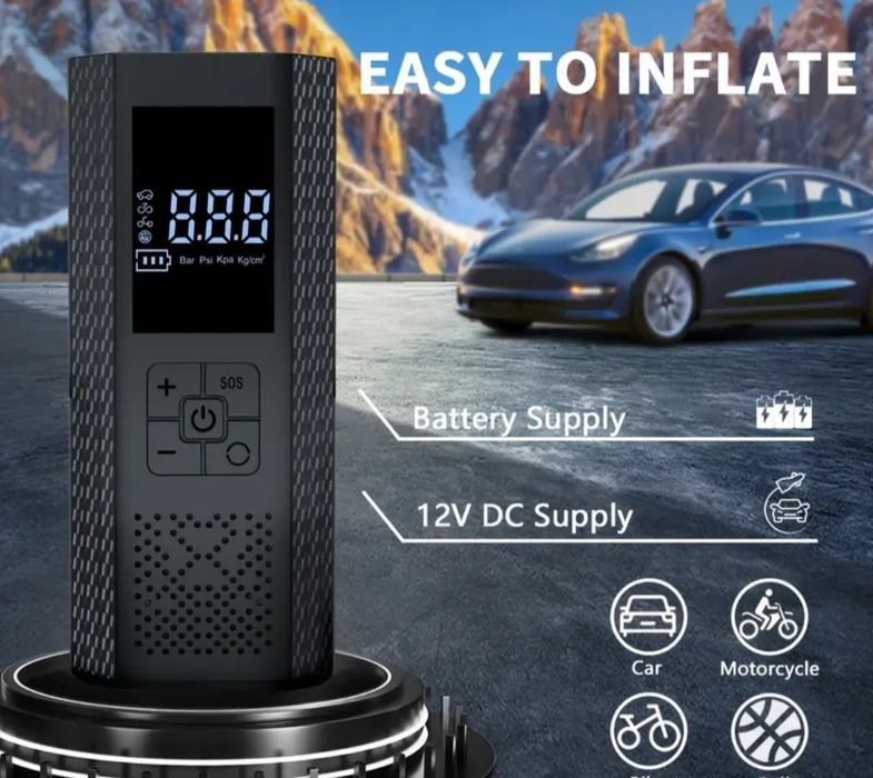 Przenośny kompresor akumulatorowy