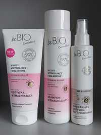 Zestaw BeBio Cosmetics szampon odżywka x2 włosy wypadające i osłabione