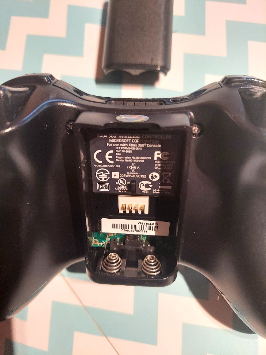 Pad xbox 360 czarny oryginal Microsoft